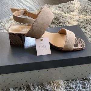 Italian Leather Shoes - Sandals - New in Box 6 1/2